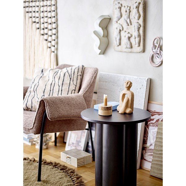 Măsuță auxiliară rotundă cu aspect de lemn de stejar ø 45 cm Aio – Bloomingville-image-1