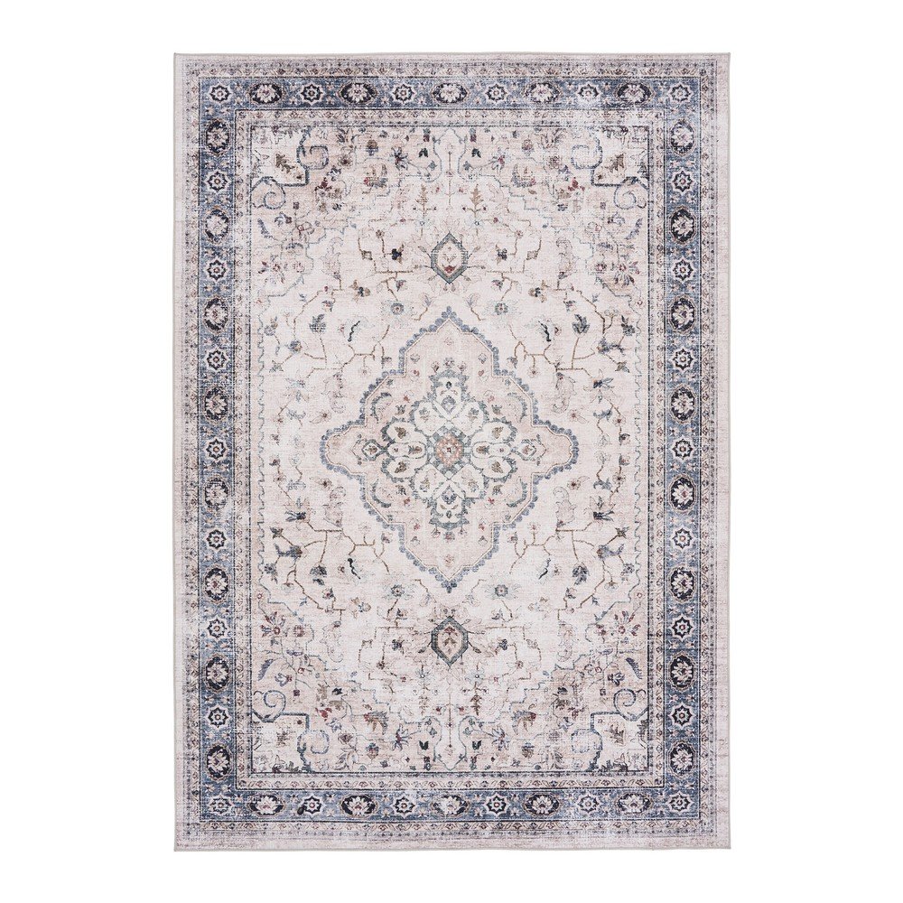 Covor bej/albastru prăfuit 160x230 cm Havana – House Nordic