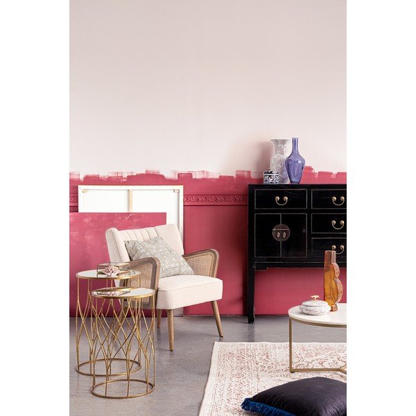 Fotoliu bej cu tapițerie din catifea Virna – Bizzotto-image-1