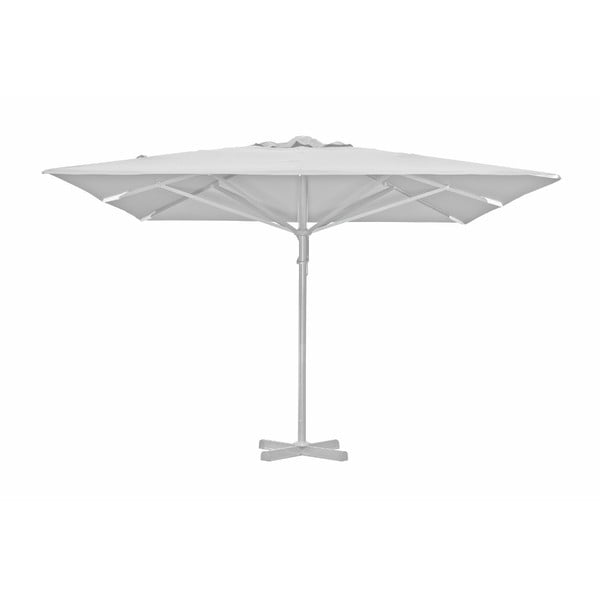 Umbrelă de soare cu bază suport Brafab Paris, ∅ 400 cm, alb