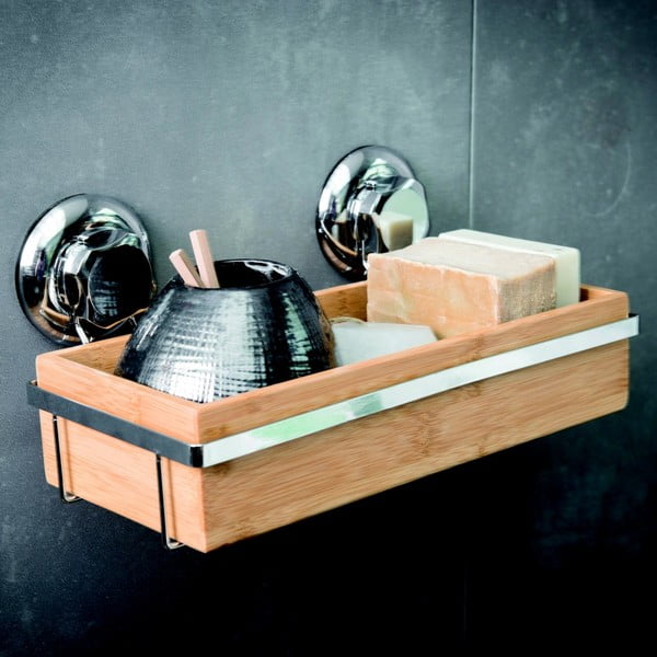 Suport din bambus pentru accesorii de baie Compactor Spa-image-2