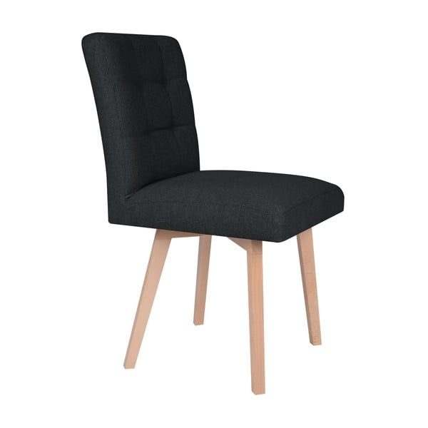 Scaun Mazzini Sofas Tulip, negru-image-1