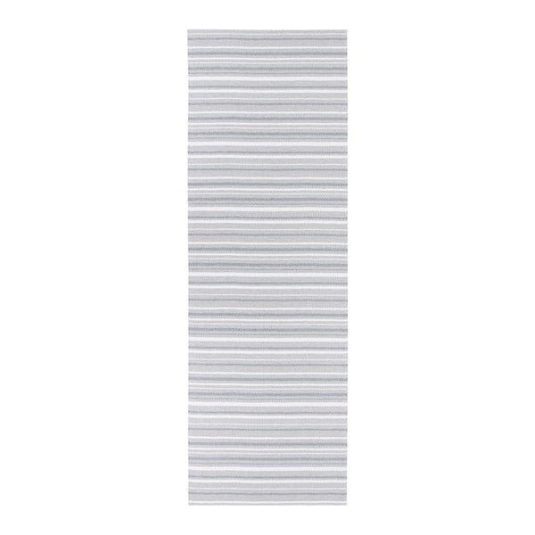 Covor potrivit pentru exterior Narma Hullo, 70 x 150 cm, gri - alb