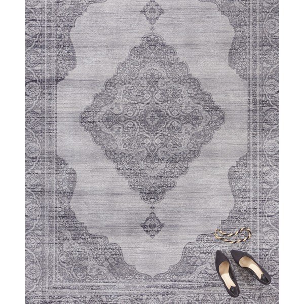 Covor Nouristan Carme, 160 x 230 cm, gri deschis-image-1