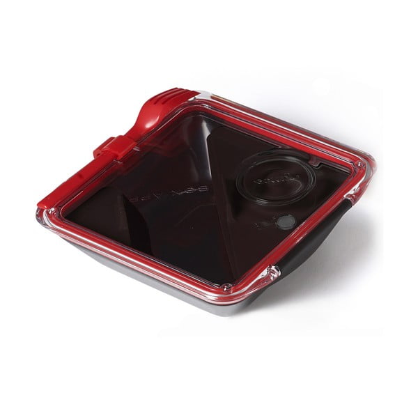 Cutie pentru gustare Black + Blum Apetit, 880 ml, negru-roșu-image-1