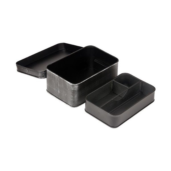 Cutie metalică pentru cosmetice LABEL51, negru-image-3