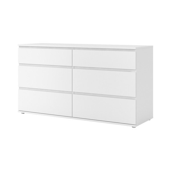 Comodă albă joasă 153x84 cm Nova – Tvilum-image-3