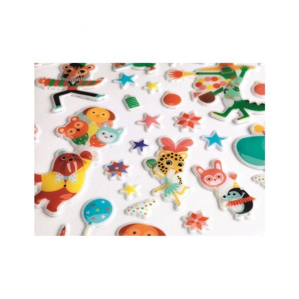 Set stickere din plastic Djeco Party-image-1