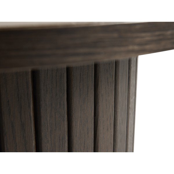 Măsuță auxiliară rotundă cu blat ceramic ø 50 cm Enna – Unique Furniture-image-3