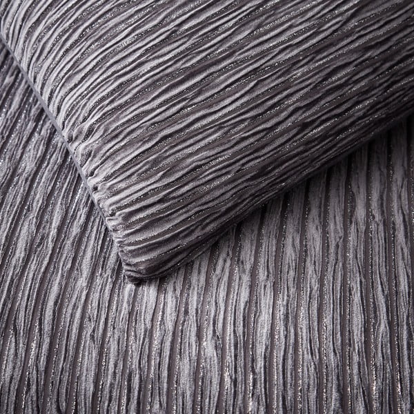 Lenjerie de pat gri pentru pat dublu 200x200 cm Allure Sparkle – Catherine Lansfield-image-1