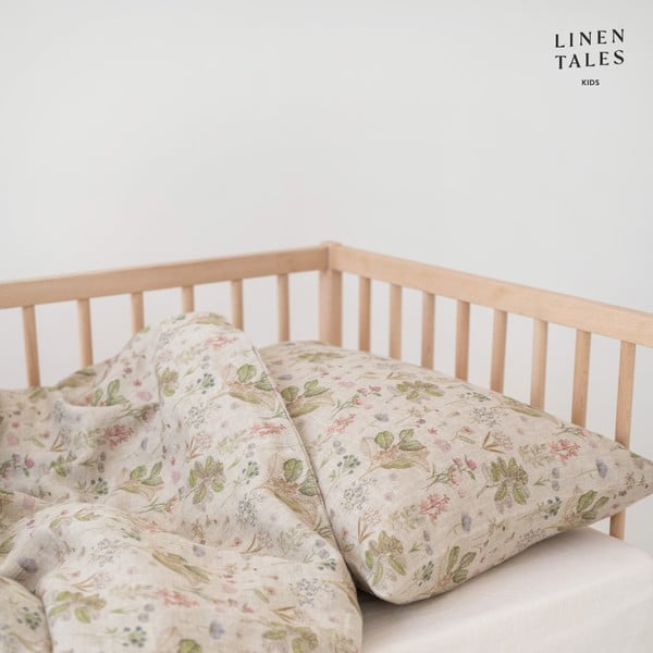 Lenjerie de pat pentru copii din in pentru pat de o persoană 140x200 cm – Linen Tales-image-4