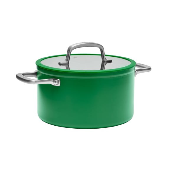 Oală cu capac/cu suprafață ceramică 5,5 l adecvată pentru plita cu inducție Meda 3.0 – FABINI