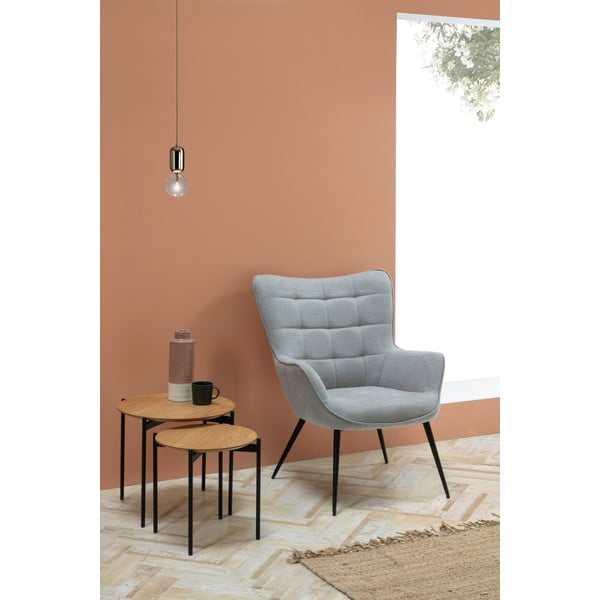 Set 2 măsuțe auxiliare în decor de lemn Markeric Piera-image-4