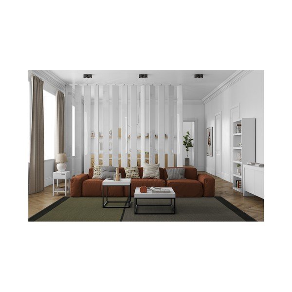 Măsuță auxiliară TemaHome Petra, cu blat alb-image-2