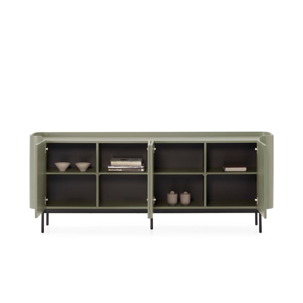 Comodă verde 200x80x40 cm Willa – MOME-image-3