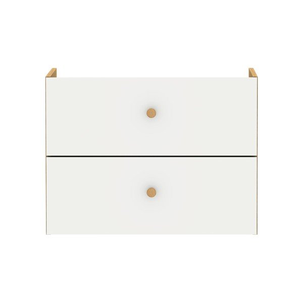 Modul cu sertare pentru sistem de rafturi modulare alb 43x33 cm Z Cube - Tenzo-image-2