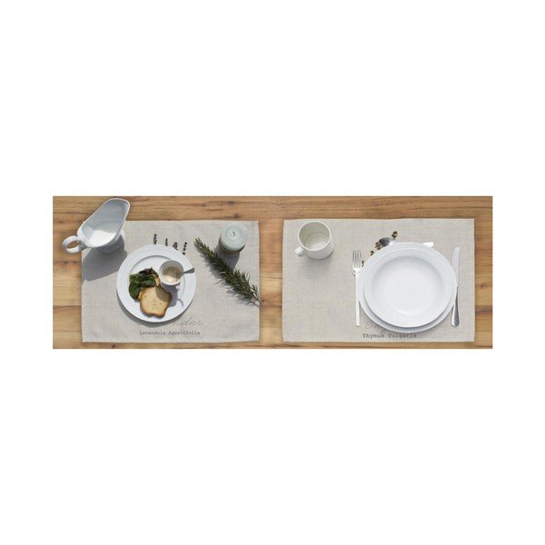 Set 2 suporturi farfurie Surdic Lavender Thyme-image-1