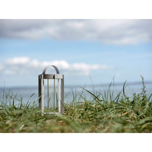 Felinar cu LED gri deschis cu USB (înălțime 30 cm) pentru exterior Firefly – Zone-image-1