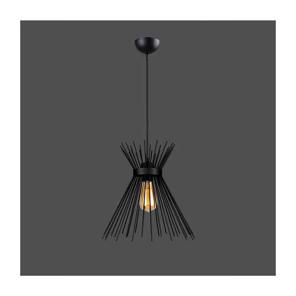 Lustră neagră din metal Izmir – Squid Lighting-image-1