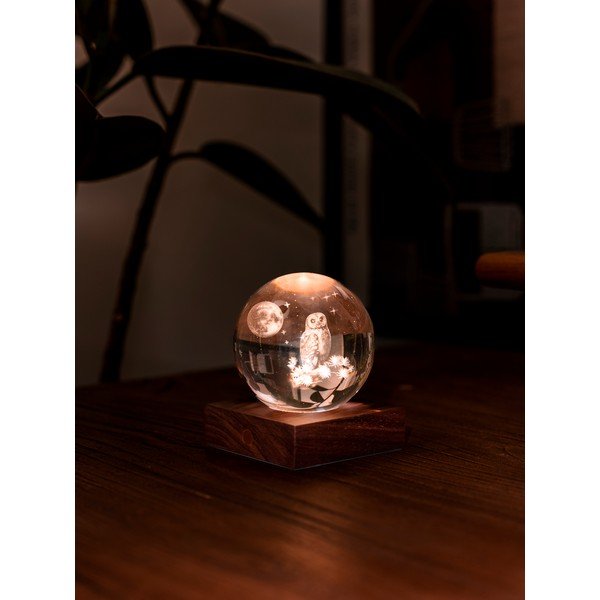 Decorațiune luminoasă portabilă cu USB ø 8 cm Amber – Gingko-image-3