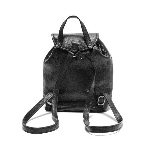 Rucsac din piele Isabella Rhea no. 1200, negru-image-1