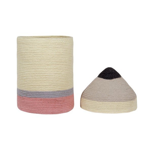 Coș de jucării pentru copii din material textil ø 25x45 cm Pencil Large – Lorena Canals-image-2