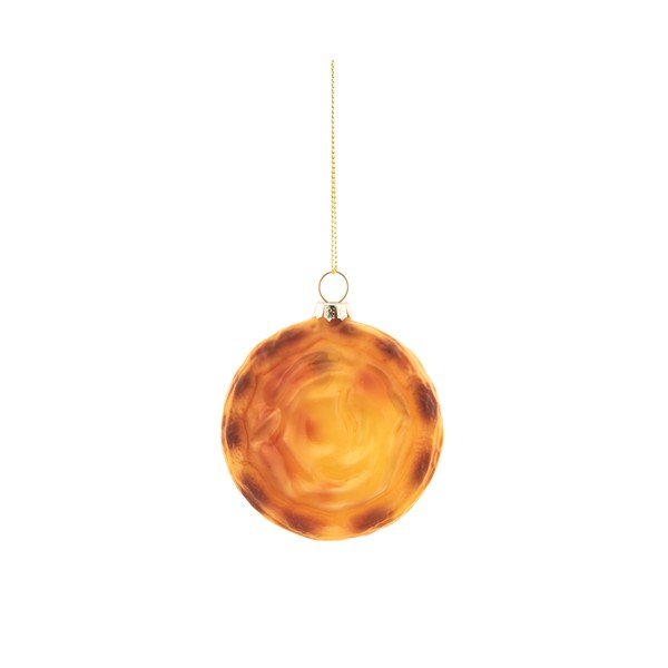 Ornament de Crăciun din sticlă 3 cm Pastel de Nata – Sass & Belle