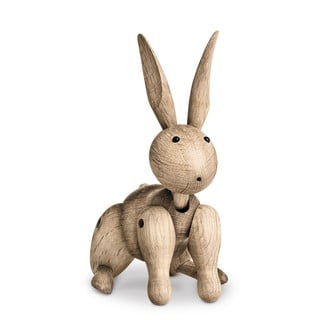 Statuetă din lemn masiv de stejar Kay Bojesen Denmark Rabbit
