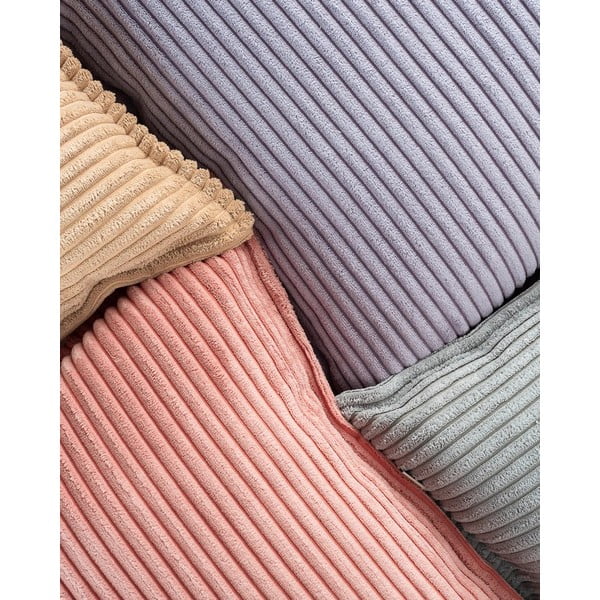 Pernă decorativă pentru copii albastră cu tapițerie din catifea reiată Block – Wigiwama-image-4