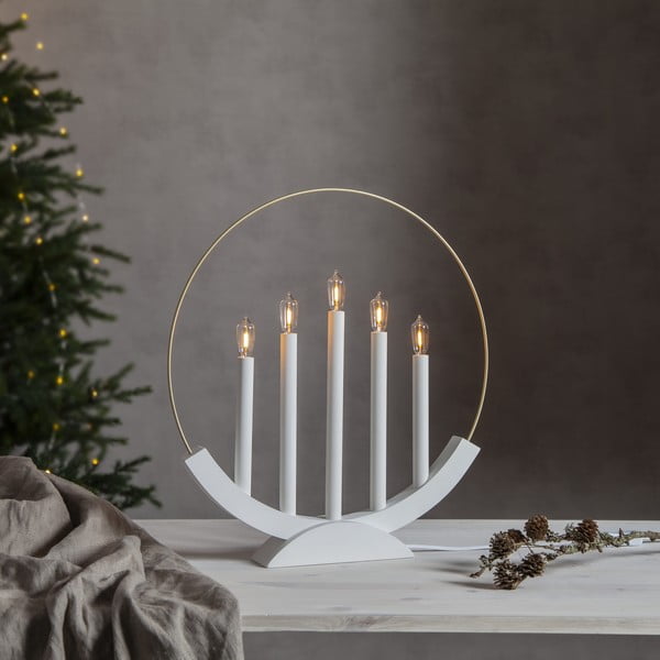 Decorațiune luminoasă de Crăciun albă Brace – Star Trading-image-1