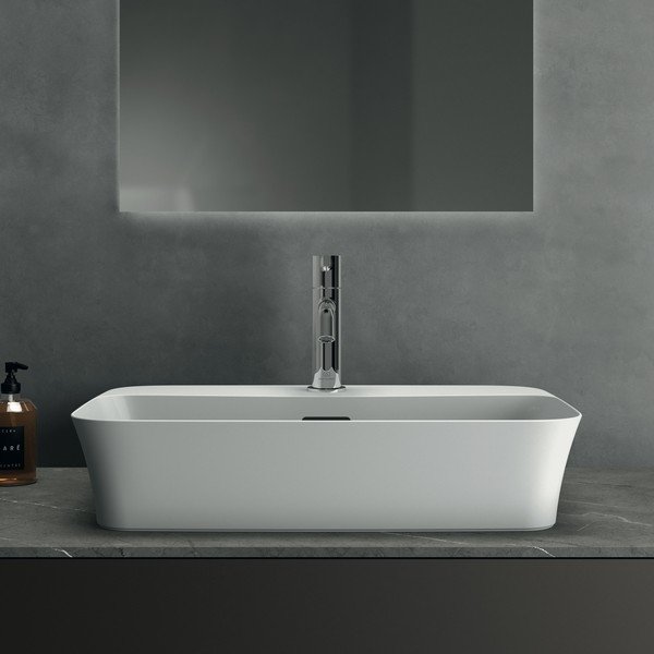 Chiuvetă albă din ceramică 55x38 cm Ipalyss – Ideal Standard-image-1