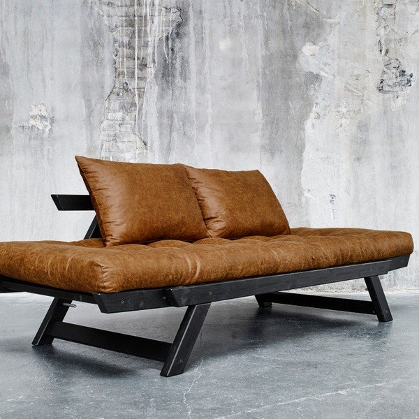 Canapea Karup Vintage Bepop Black/Cognac-image-2