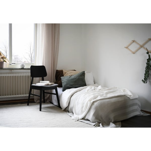 Scaun de dining cu șezut gri închis Rowico Nagano, negru-image-3