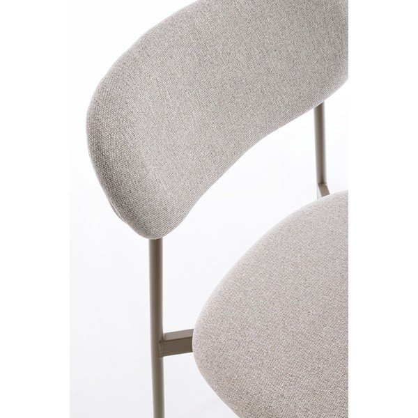 Scaun de dining maro deschis tapițat Inka – Yes Everyday-image-1