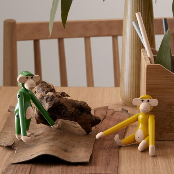 Statuetă din lemn masiv (înălțime 9,5 cm) Monkey Mini – Kay Bojesen Denmark-image-2
