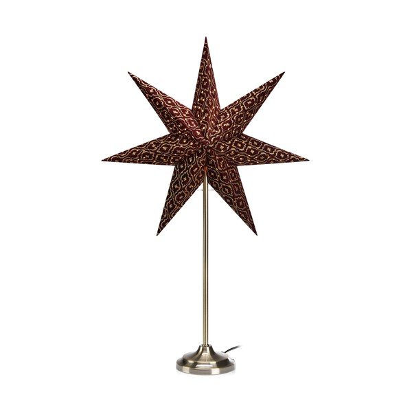 Decorațiune luminoasă burgundy ø 45 cm  cu model de Crăciun Baroque – Markslöjd
