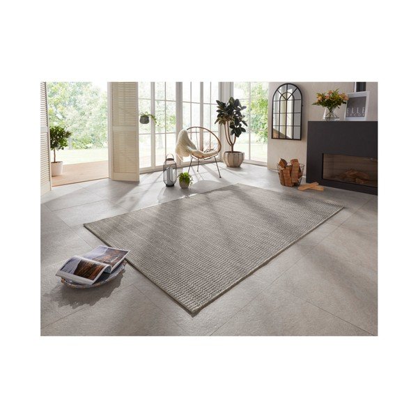 Covor potrivit pentru exterior Elle Decoration Brave Dreux, 80 x 150 cm, gri-image-1