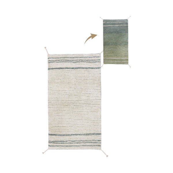 Covor verde/albastru din bumbac 80x140 cm Twin Vintage – Lorena Canals-image-1