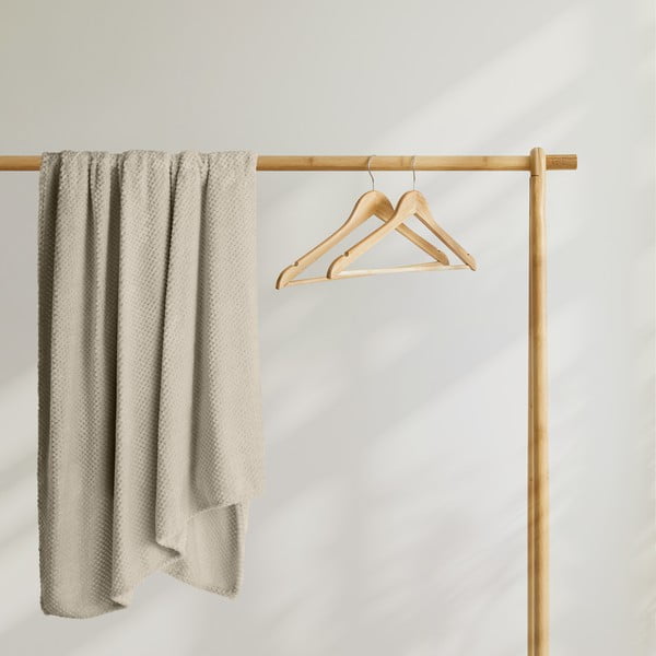 Pătură din microfibră DecoKing Henry, 150 x 200 cm, maro deschis-image-4