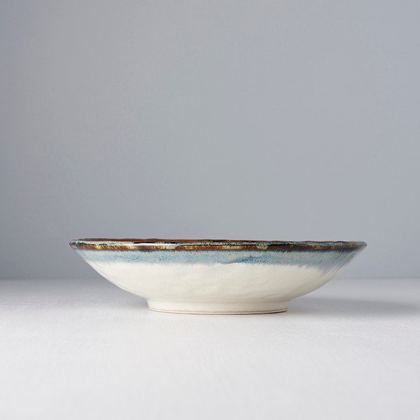 Farfurie adâncă din ceramică MIJ Aurora, ø 24 cm, alb-image-2