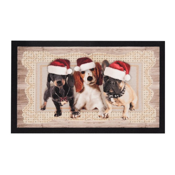 Preș Zala Living Christmas Dogs II, 45 x 75 cm
