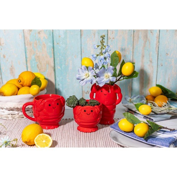 Ghiveci decorativ din ceramică ø 10 cm Lobster – Sass & Belle-image-3