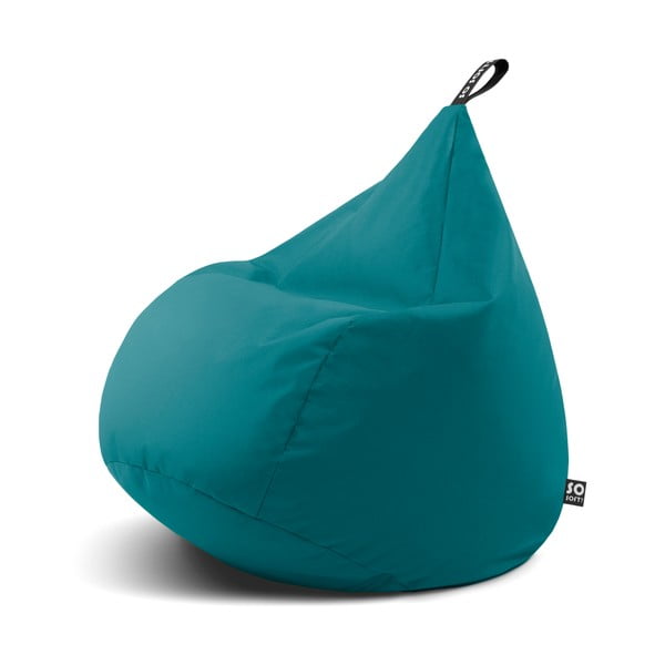 Fotoliu bean bag turcoaz Drop XL – So Soft?