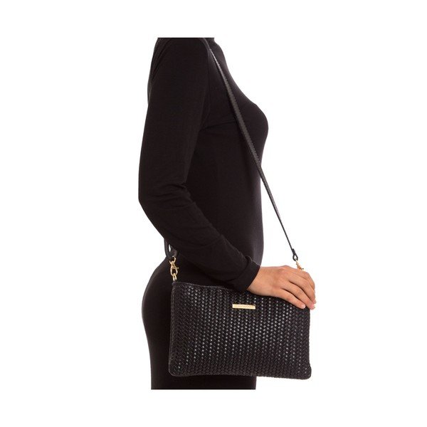 Geantă din piele Isabella Rhea no. 8029, neagră-image-2