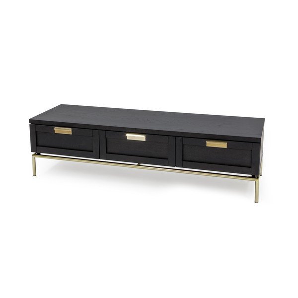 Comodă Woodman Pimlico Lowboard, negru-image-2
