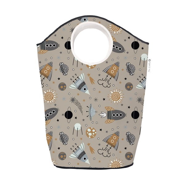 Coș de depozitare pentru copii din țesătură bej Cosmos - Butter Kings