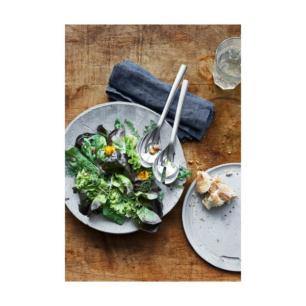 Set 2 tacâmuri pentru salată din inox WMF Nuova, lungime 25 cm-image-1