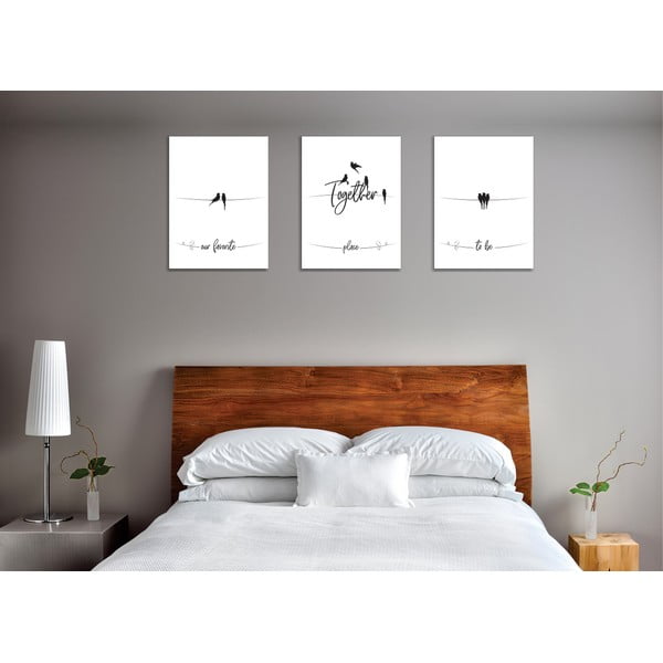 Tablouri 3 buc. 30x40 cm – Wallity-image-2