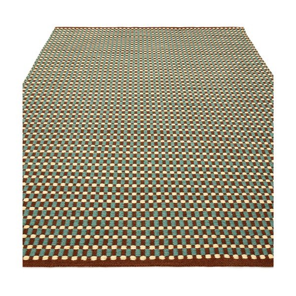Covor albastru-verde țesut manual din amestesc de lână 200x290 cm Ember – MADE-image-4