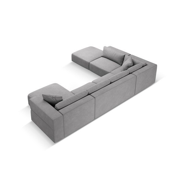 Colțar gri deschis (cu colț pe partea stângă /în formă de "U") Esther – Milo Casa-image-3